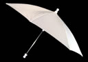 White appearing umbrella - unit