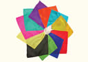 article de magie Foulards en soie (15 x 15 cm) par 12