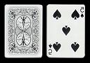 Mirrored 5 of Spades BICYCLE Ghost Card