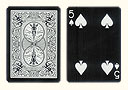5 of Clubs with 1 Clubs missing BICYCLE Card