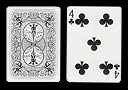 4 of Spades with 1 extra Spade BICYCLE Ghost