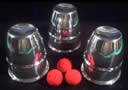 Aluminium cups (with 4 balls)