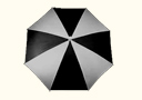 Pequeño Paraguas de aparición (Blanco y negro)