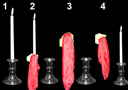 Automatic candle stick which appeared