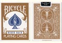 BICYCLE Deck Brown back