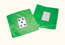 tour de magie : Card silk set - 5 of Spades + Blank card - 20