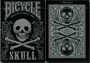 Baraja Bicycle Skull Metallic Silver