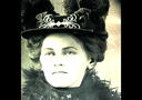Retrato enmarcado de la mujer del sombrero (20 x 2