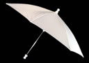 Parasol Production - White Color 17 Inch