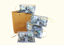 5 cajas de Billetes de Bolsa de Papel
