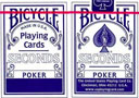 Jeux Bicycle seconds Bleu (par 144)
