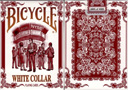 article de magie Jeu Bicycle White Collar (Edition limitée)