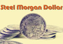 Moneda 1 dollar Morgan (3,8 cm)