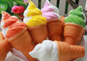 Sponge Ice Cream Cone Multicolour (Pair Set)