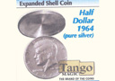 D0004 Expanded Shell Silver half dollar 1964 (pure