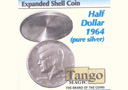 article de magie Coquille ½ Dollar 1964 (argent pur) Face