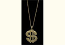 tour de magie : Jumbo Dollar Sign Necklace