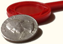 Coin Paddle Red
