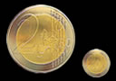 tour de magie : Jumbo 2 Euro Economy coin