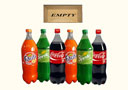 article de magie Apparition de 6 Grands sodas d'un sac vide