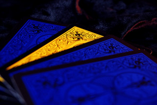 Bicycle Reverse Deck (Blue and Black)