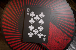 Bicycle Reverse Deck (Red and Black)