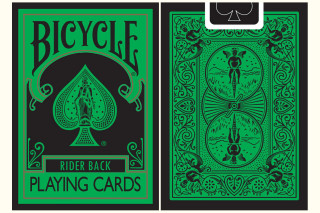 Bicycle Reverse Deck (Green and Black)