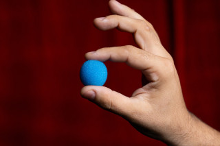 Goshman 4 Bolas De Espuma Roja De 3.75 Cm – Ideal Para Juegos De Manos, Magia Y Rutinas Con Vasos, Incluye Instrucciones