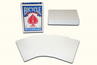 Cartes Bicycle double-face blanche Cartes Bicycle double-face blanche