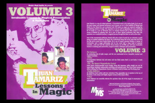 Lessons In Magic Vol 3 J Tamariz Juan Tamariz