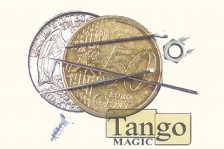 Euro Scotch and Soda (Magnetic) - 1 Euro/50 cents Euro by Tango Magic