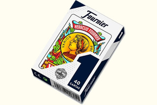 Jeu De 40 Cartes Espagnoles + Joker - Fournier Vitoria - Enseignes Traditionnelles - Occasion