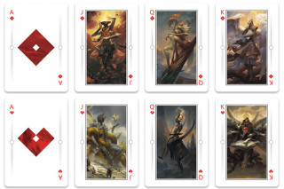 Angelarium Seraphim Bicycle Playing Cards Poker Size Deck USPCC Custom Limited