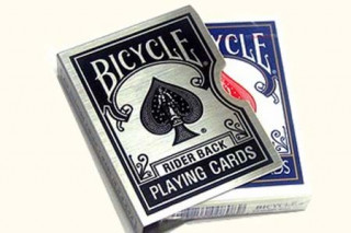 Bicycle Poker Magie Etui de cartes métallique 