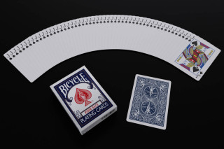 Jeu De Cartes Bicycle à Forcer - 52 Cartes Identiques 7 De Pique, Dos Rouge, Pour Magie Ou Gag - 9