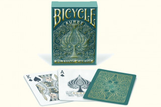 12 DECKS OF BICYCLE AUREO PLAYING CARDS MAGIC TRICK BY LEONARD DA VINCI NEW 