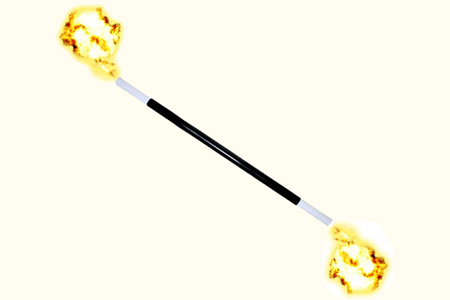 Deluxe 2 Shot Magic Wand (gold and Silver)