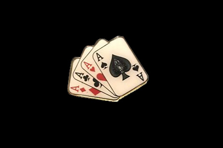 Magic Pin - Fan of cards