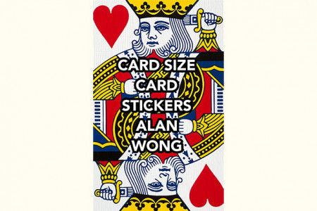 POKER Size Card Stickers - alan wong