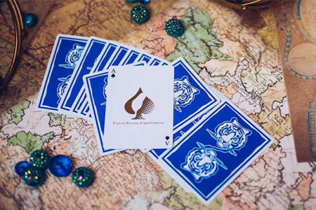 The Hidden King Blue Luxury Edition Playing Cards