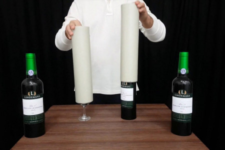 Multiplication de 8 bouteilles de vin (Vert)