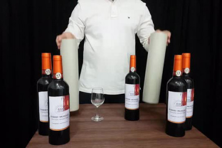 Multiplicación de Botellas Vino - Naranja (8 Botellas)