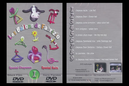DVD de Globos Les Ballons de Fabrizio (Vol.1)