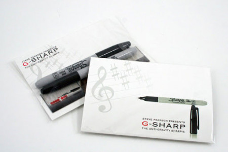 Rotulador Sharpie antigrávico (G-Sharp)