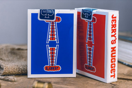 Vintage Feel Jerry's Nuggets Playing Cards (Red)