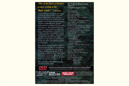 DVD Magic of Michael Ammar (Vol.4)
