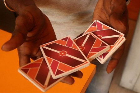 Pastels Orange Limited Edition Playing Cards