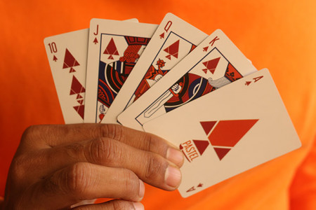 Pastels Orange Limited Edition Playing Cards