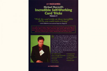 DVD Incredible Self Working Card Tricks (Vol.3)