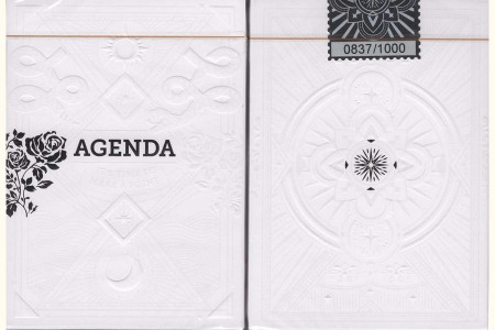 Agenda White Playing Cards